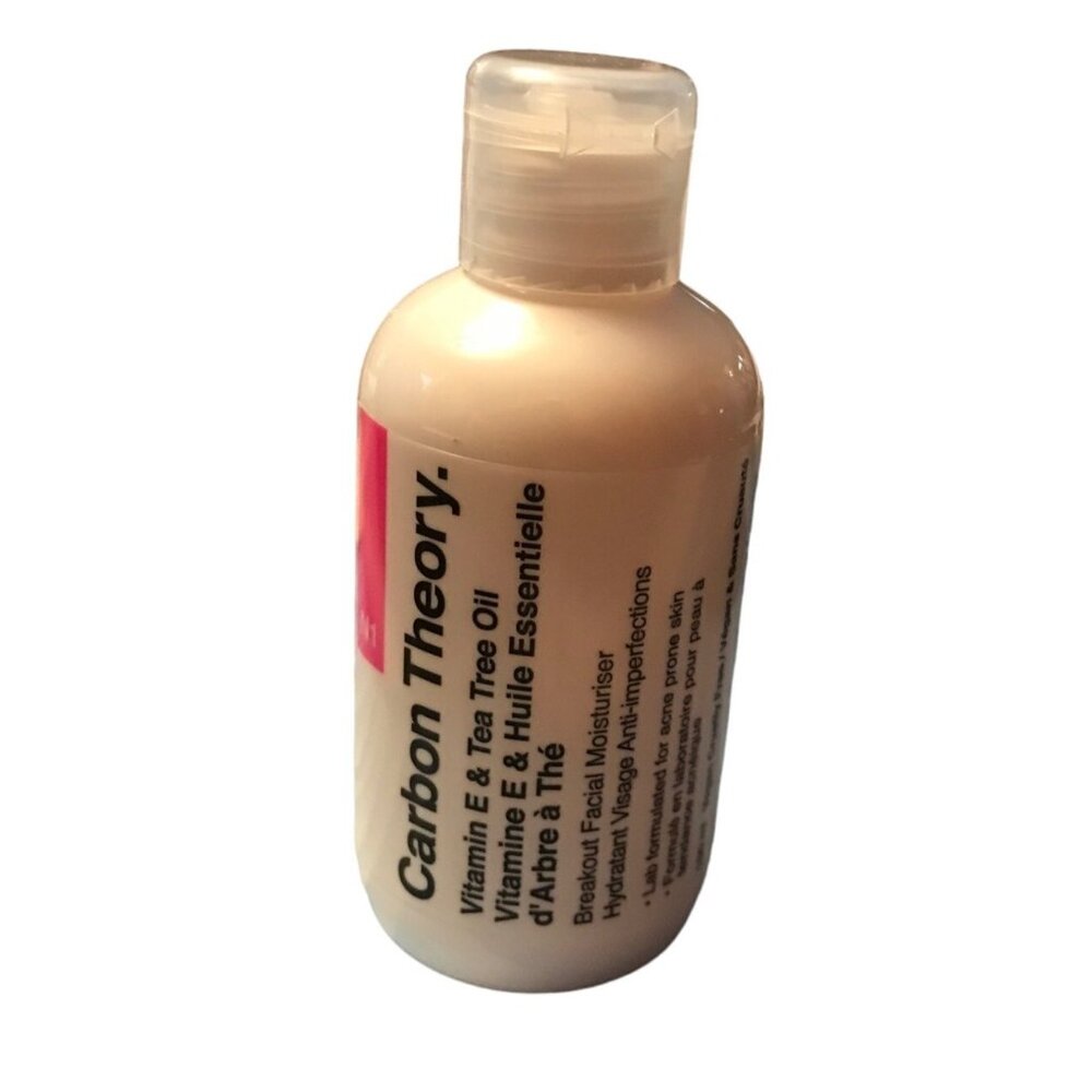 Carbon Theory Moisturizer Vitamin E & Tea Tree Oil 100ml Vegan Cruelty-Free